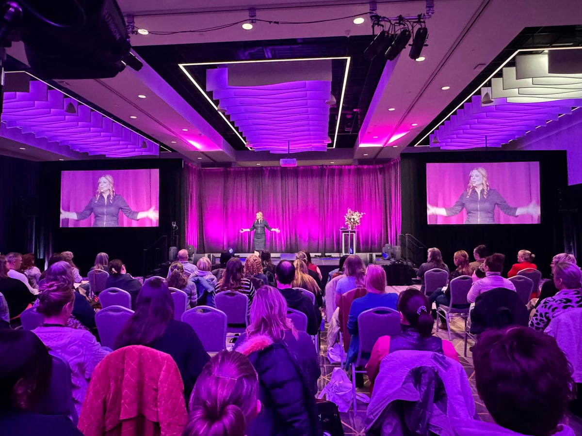 Community moment at Passion to Purpose Live