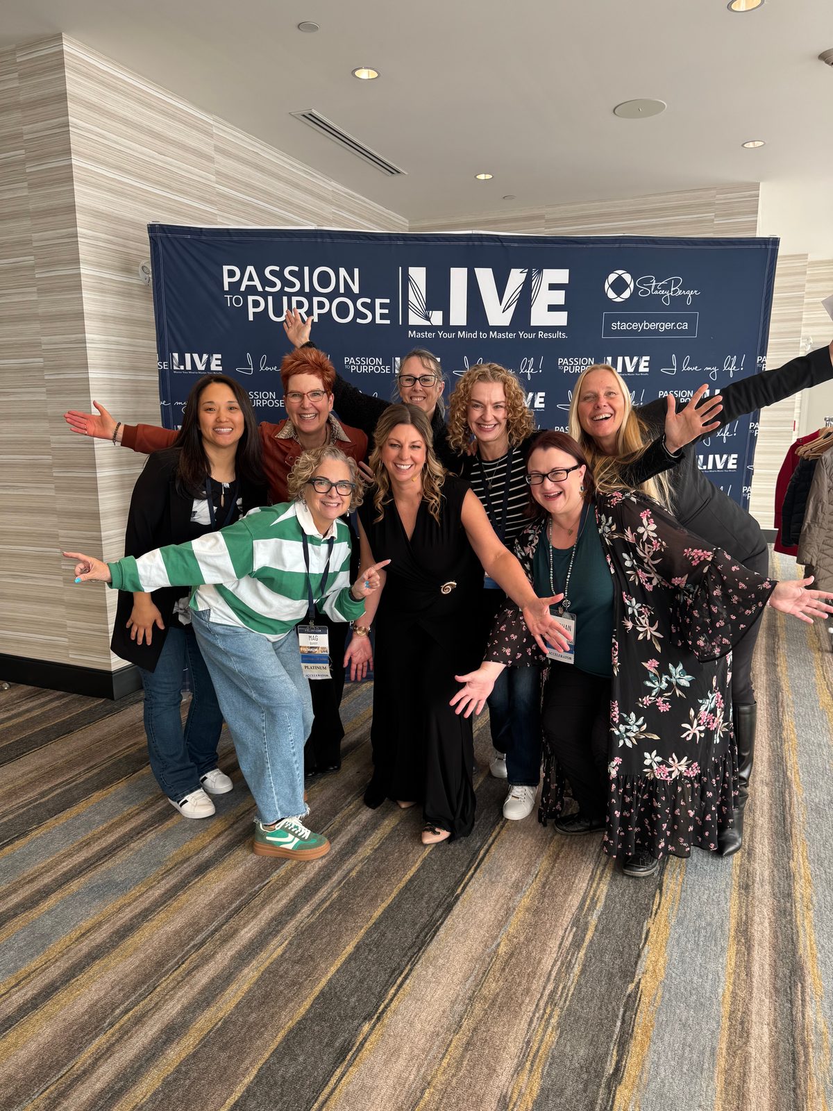 Networking at Passion to Purpose Live