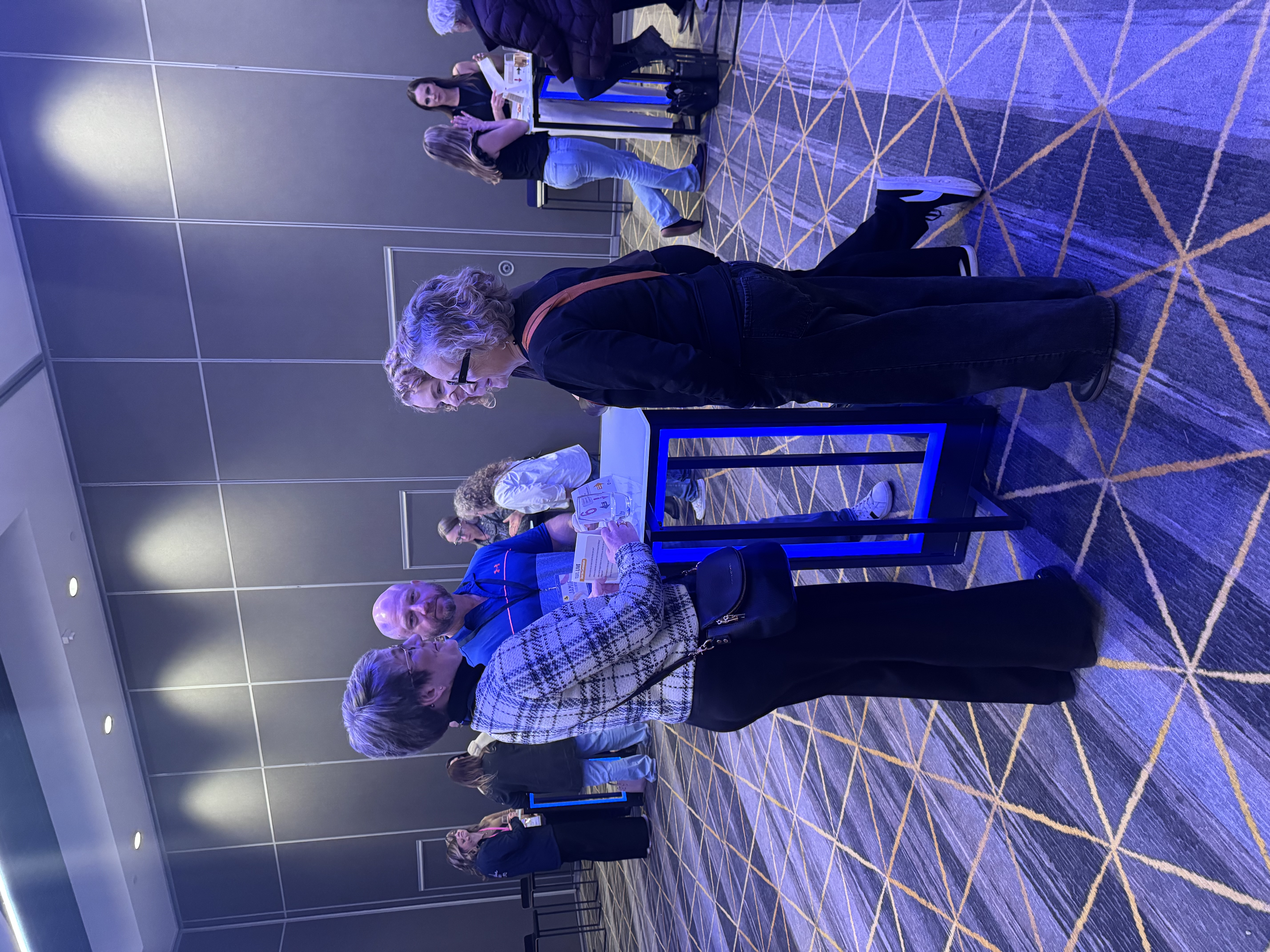 Attendees connecting at Passion to Purpose Live