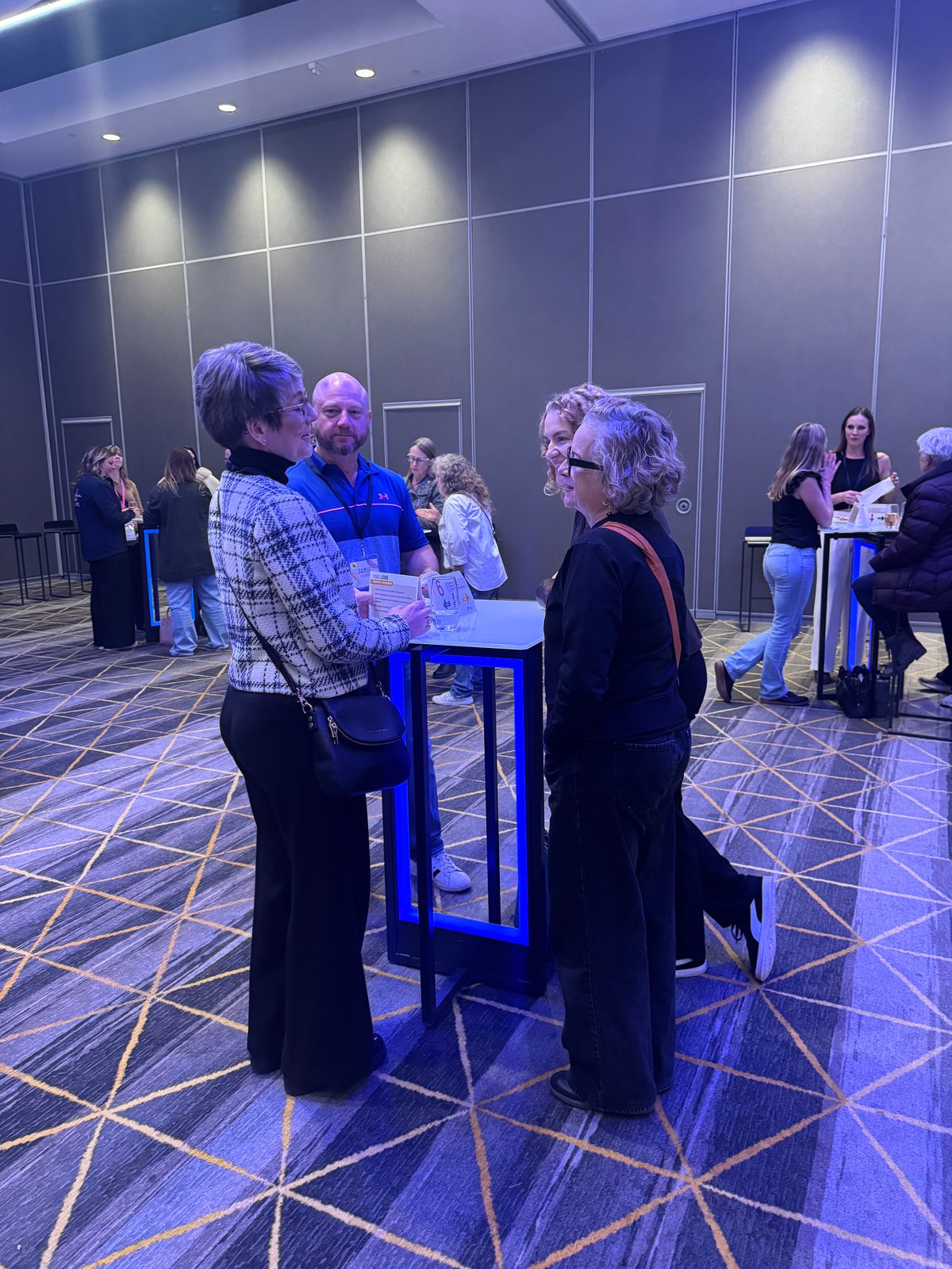 Attendees connecting at Passion to Purpose Live